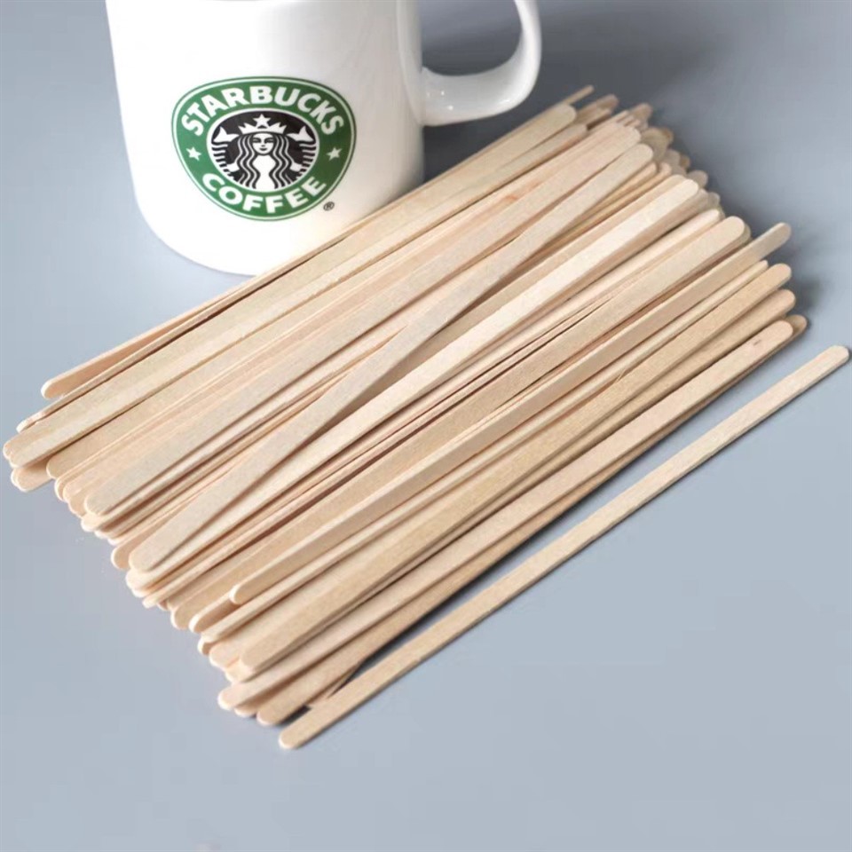 bulk 7 inch wooden coffee stirrers